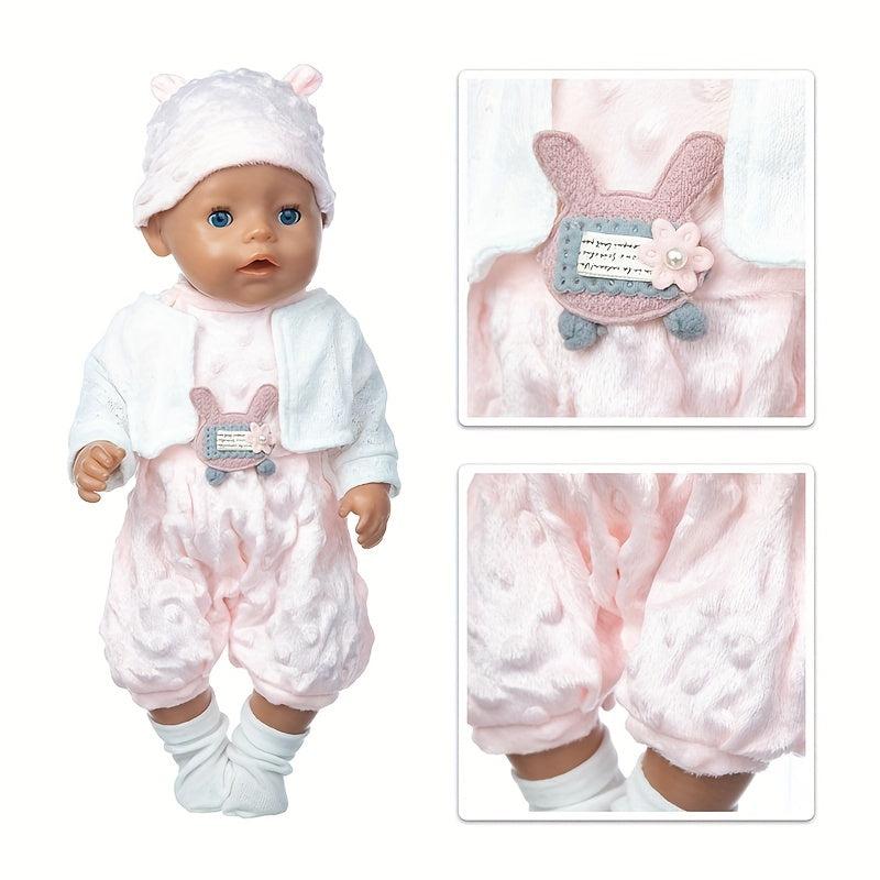 Pink Suit Socks Doll Clothes Fit For 17inch Doll