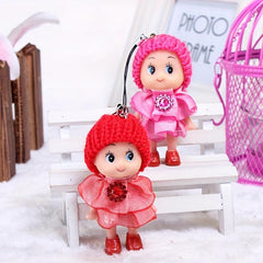 Plush Dolls Play House Mini Dolls Set