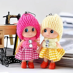 Plush Dolls Play House Mini Dolls Set