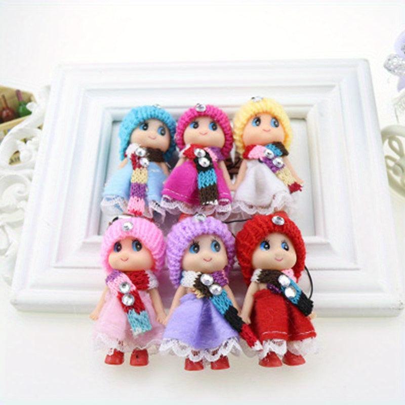 Plush Dolls Play House Mini Dolls Set