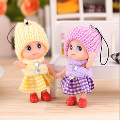 Plush Dolls Play House Mini Dolls Set