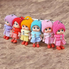 Plush Dolls Play House Mini Dolls Set