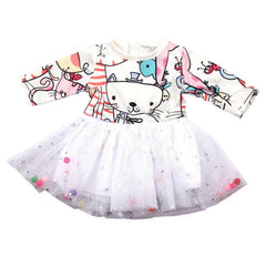 Cartoon Cat Puffy Skirt for 18 Inch Dolls
