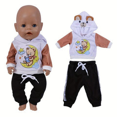 17 18 Inch Rompers Set for Girls Birthday Holiday Children Doll Not Included