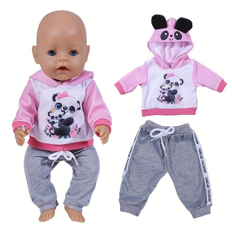 17 18 Inch Rompers Set for Girls Birthday Holiday Children Doll Not Included