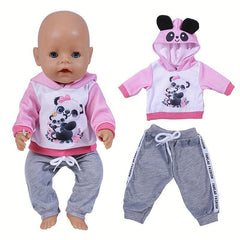 17 18 Inch Rompers Set for Girls Birthday Holiday Children Doll Not Included