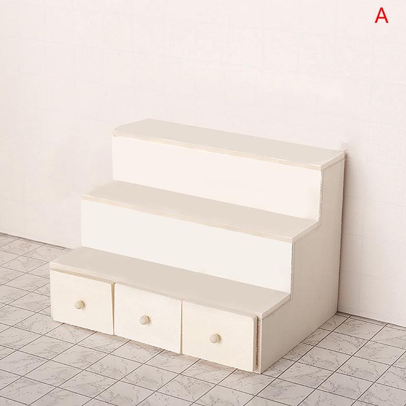 1:12 Dollhouse Display Rack Candy Box Drawer Cabinet Furniture Model Decor