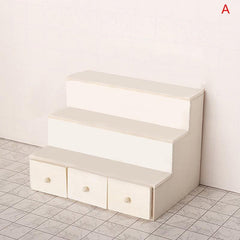1:12 Dollhouse Display Rack Candy Box Drawer Cabinet Furniture Model Decor