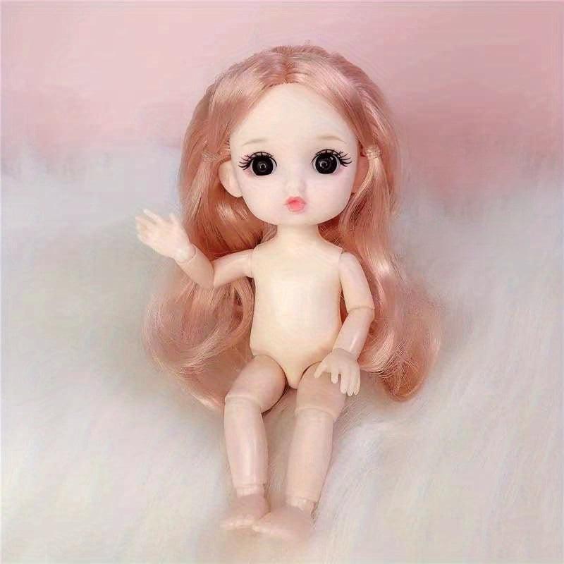 8 BJD Doll 13 Movable Jointed Body OB11 DIY Toy Girl Gift