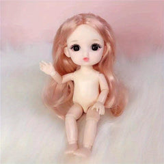 8 BJD Doll 13 Movable Jointed Body OB11 DIY Toy Girl Gift