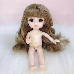 8 BJD Doll 13 Movable Jointed Body OB11 DIY Toy Girl Gift