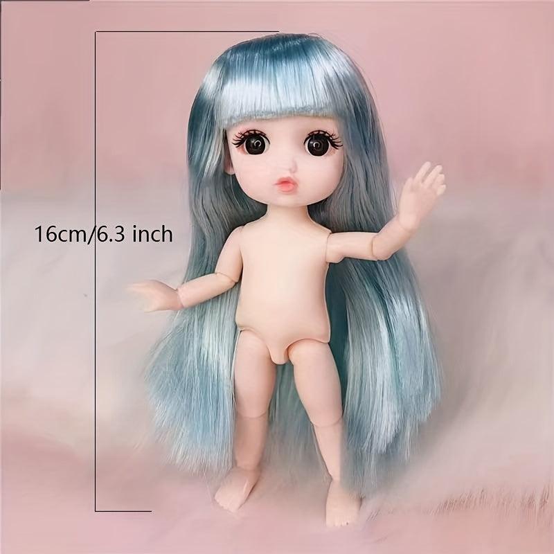 8 BJD Doll 13 Movable Jointed Body OB11 DIY Toy Girl Gift