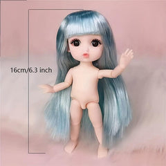 8 BJD Doll 13 Movable Jointed Body OB11 DIY Toy Girl Gift