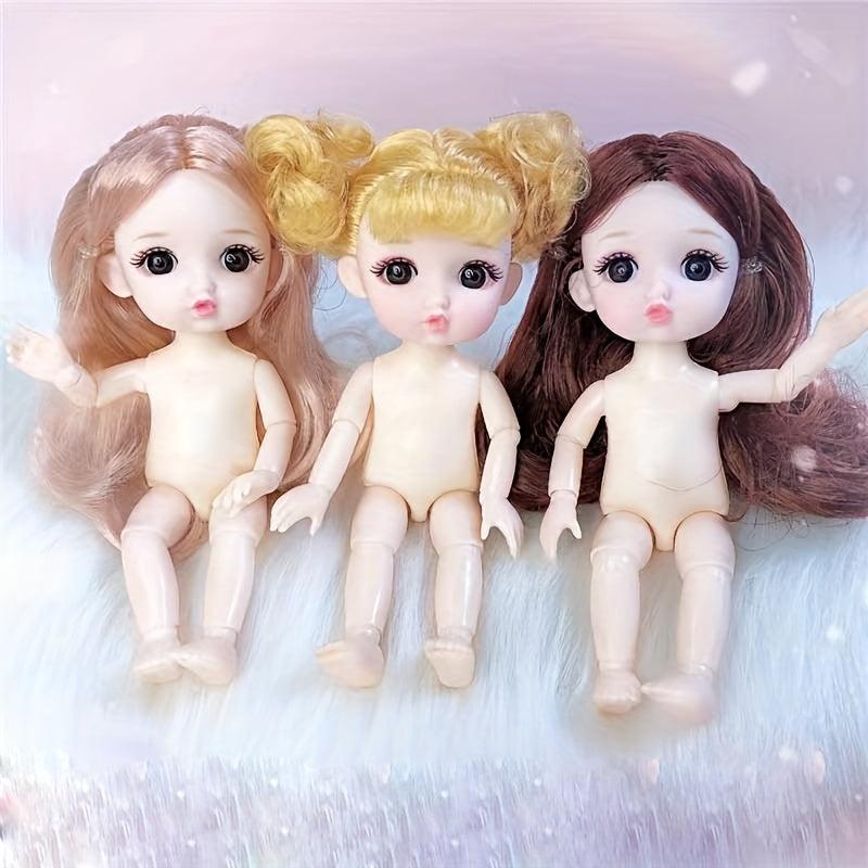 8 BJD Doll 13 Movable Jointed Body OB11 DIY Toy Girl Gift