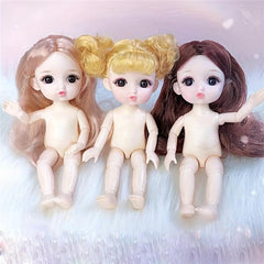 8 BJD Doll 13 Movable Jointed Body OB11 DIY Toy Girl Gift