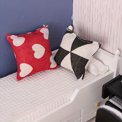 Mini Sofa Pillow Dollhouse Accessory Gift