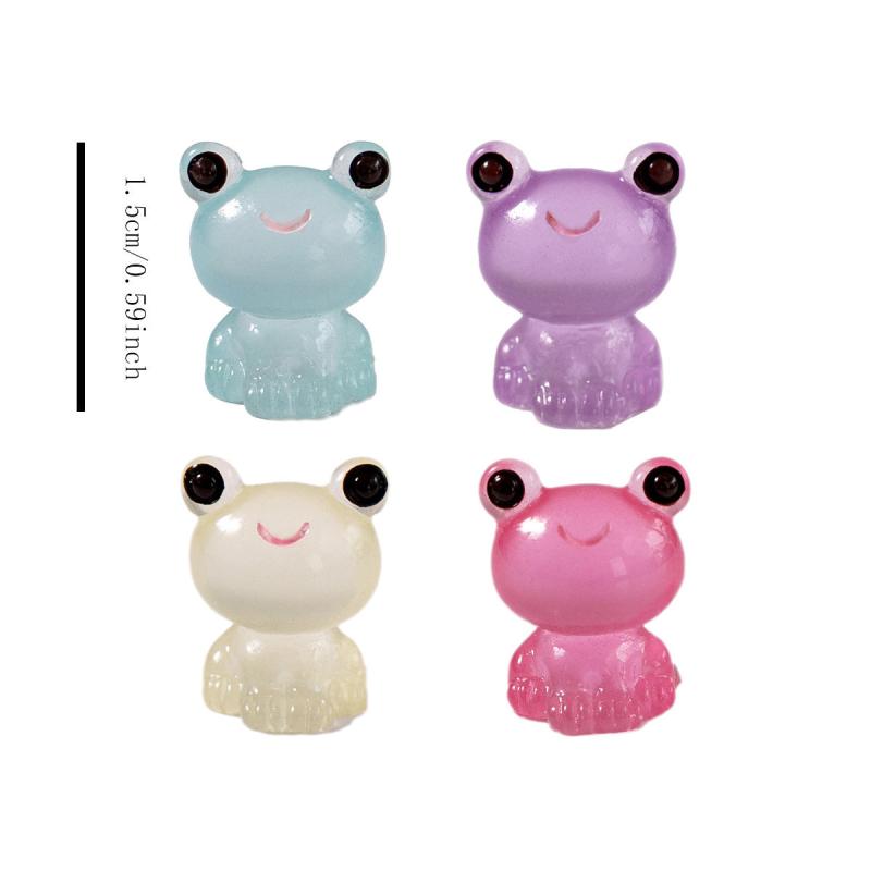 Luminous Frog Mini Figurine Micro Landscape Decoration