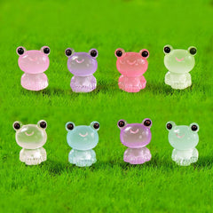 Luminous Frog Mini Figurine Micro Landscape Decoration