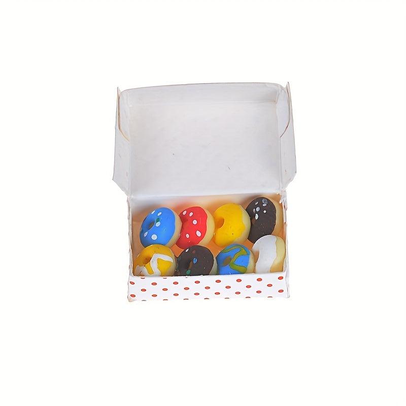Mini Donuts Box Doll House Ornaments