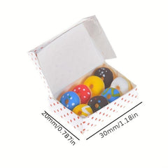 Mini Donuts Box Doll House Ornaments