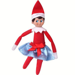 Christmas Elf Doll Bow Skirt Accessory