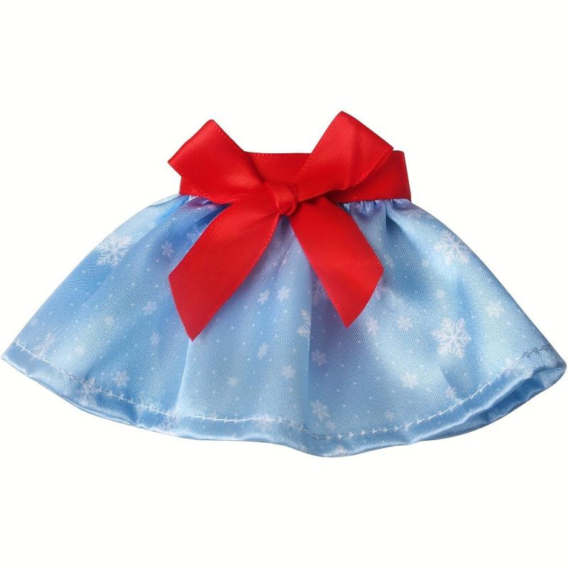 Christmas Elf Doll Bow Skirt Accessory