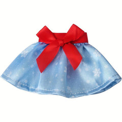 Christmas Elf Doll Bow Skirt Accessory