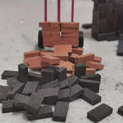 50pcs Simulative Brick Wall for DIY Dollhouse Toys