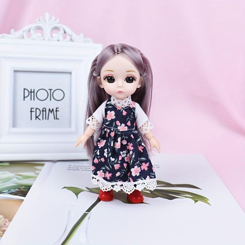 6 Inch Doll Clothes Casual Wear Outfits for 1/12 Doll Dress Up Set