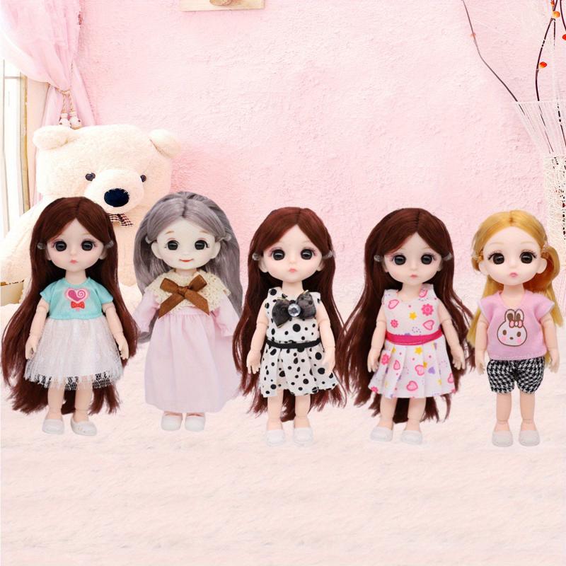 6 Inch Doll Clothes Casual Wear Outfits for 1/12 Doll Dress Up Set