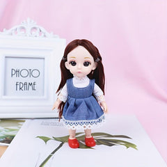 6 Inch Doll Clothes Casual Wear Outfits for 1/12 Doll Dress Up Set