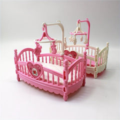 Doll Accessories Bed Family Toys Play House Decorations