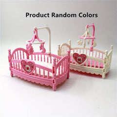 Doll Accessories Bed Family Toys Play House Decorations