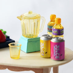 Dollhouse Kitchen Mini Juicer Drink Pocket Toy Food Play Model OB11