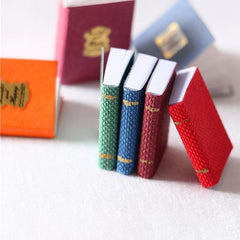 Dollhouse 1:12 Furniture Set with 4 Book Props