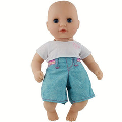 Bear Shirt Shorts Suit Doll Clothes Accessory