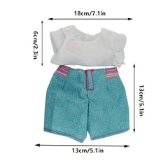Bear Shirt Shorts Suit Doll Clothes Accessory
