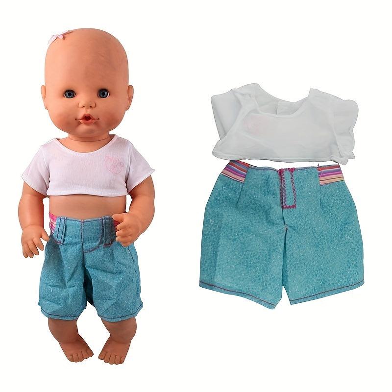 Bear Shirt Shorts Suit Doll Clothes Accessory