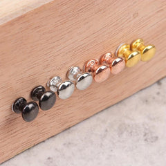 8pcs 1/12 Dollhouse Door Drawer Round Handle Furniture Model Decor