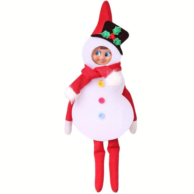 Christmas Clothes Christmas Tree Gingerbread Man Snowman Christmas Toy Doll