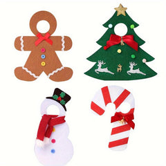 Christmas Clothes Christmas Tree Gingerbread Man Snowman Christmas Toy Doll