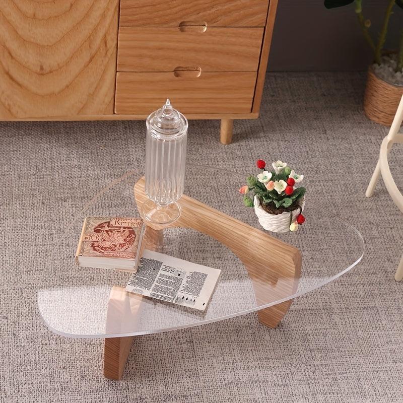 1:6 Dollhouse Coffee Table Tea Table Furniture Model Decor