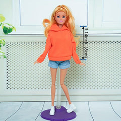 Fashionable Dollhouse Casual Sportswear Yoga Dress Fitness Hooded Clothes