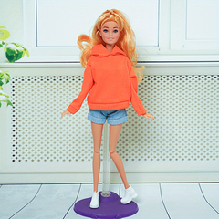 Fashionable Dollhouse Casual Sportswear Yoga Dress Fitness Hooded Clothes