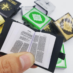 Mini Bible Book Model Toy For Bjd Blythe 1:6 Dollhouse Decor
