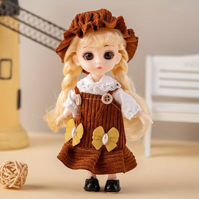 Christmas Dolls Gift Set - Movable Joint Educational Play Dolls