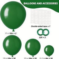 Dark Green Balloons Assortment for Garland Arch Decor