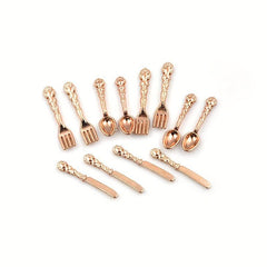 12pcs Kitchen Furniture Toys 1 12 Dollhouse Fork Soup Toy