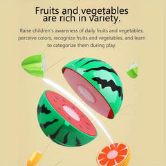 Creative Fruit Cut Cake Cutting Vegetables Play Kitchen Toy