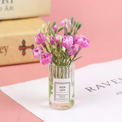 Dollhouse Vase Jasmine Flower Micro Landscape Decoration